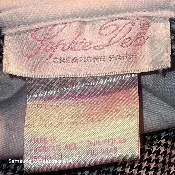 Sophie Dess 24 MO Girls Christmas Dinner Dress Smocked Gingham Double Collar - Picture 6 of 8